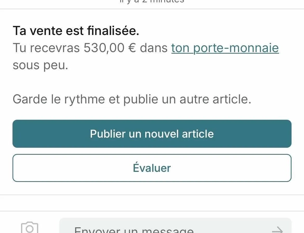 Preuve de vente
